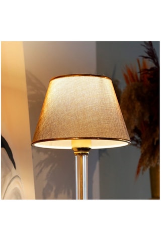Lampada da tavolo Ayd - Dorato e Beige - 60 W