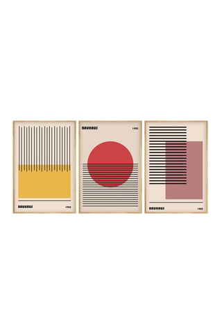 3 quadri Bauhaus - 50 x 35 cm - Riproduzione