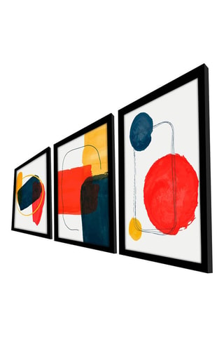 3 quadri in MDF Hugo - 38 x 53 cm