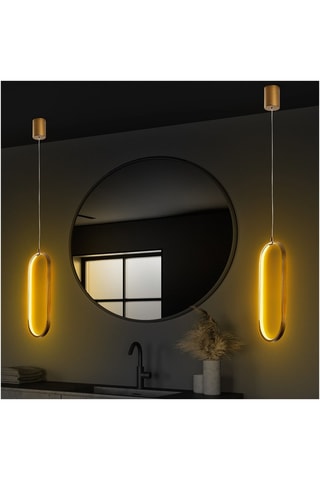 Lampadario LED Can - Dorato - 16 W