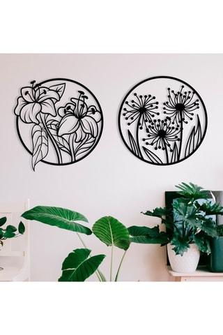 2 decorazioni da parete Mucbir - 100 x 50 cm