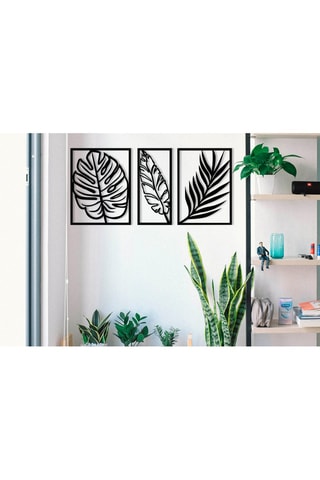 Decorazione da parete - 80 x 38 cm - Nero