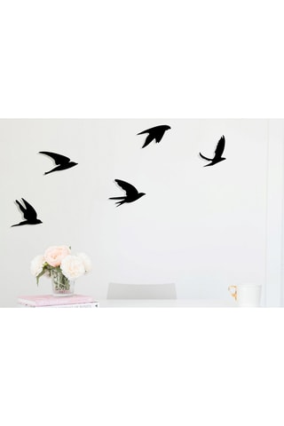 6 decorazioni da parete - Nero