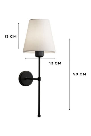 Applique - Ecrù e nero - 40 W