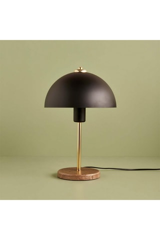 Lampada da tavolo - Nero e dorato - 60 W