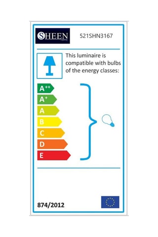 Lampadario Berceste - Argentato - 40 W