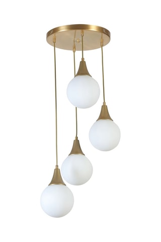 Lampadario Afra - Dorato - 4 x 40 W