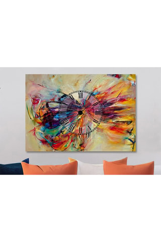 Horloge - 70 x 100 cm - Multicolore