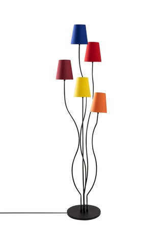 Lampadaire Fazli - Noir - 5 x 40 W