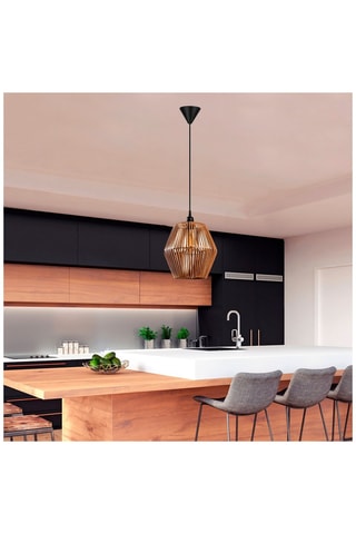 Lampadario Gonio - Marrone - 40 W