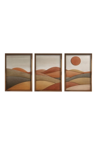 Trittico in MDF Lillian - 105 x 47 cm