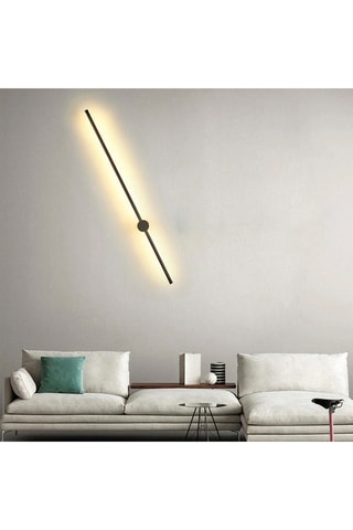 Applique murale LED - Noir - 24 W