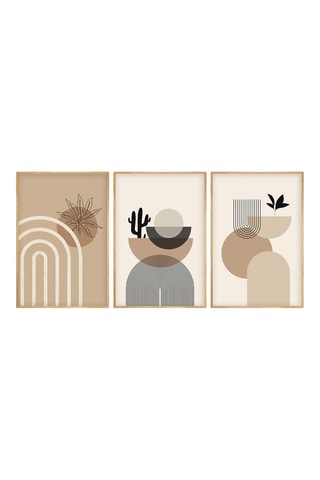 3 quadri in legno - 50 x 70 cm