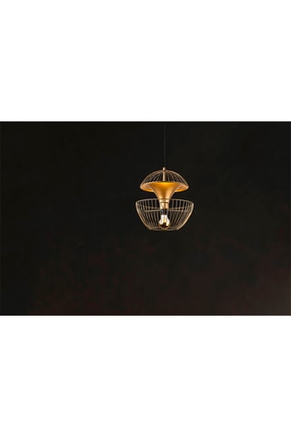 Lampadario - Dorato e nero - 40 W