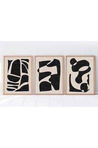 3 quadri in MDF Sabine3 - 50 x 70 cm