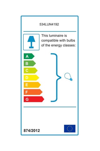 Lampada da terra Hilal Eskitme - Dorato e nero 40 W