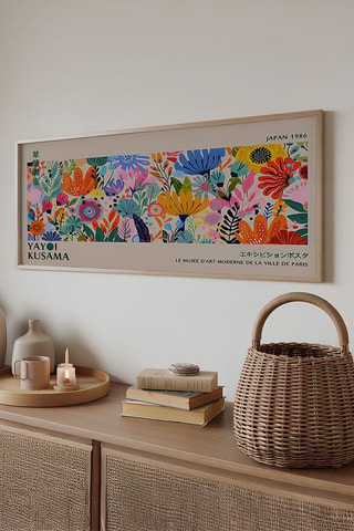 Quadro Yayoi Kusama - 33 x 70 cm