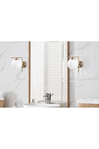 Applique - Beige e bianco - 40 W