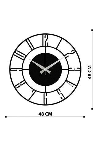 Orologio - 48 cm - Nero