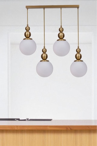 Lampadario - Dorato - 4 x 40 W