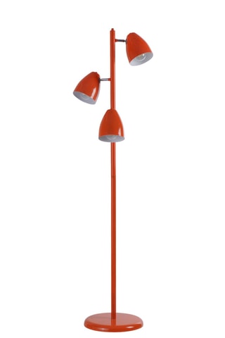 Lampada da terra - Arancione - 3 x 40 W