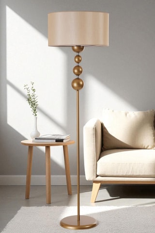 Lampada da terra - Beige - 40 W