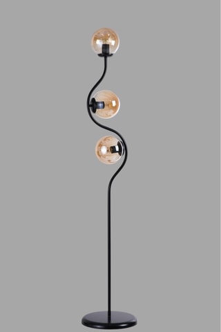 Lampada da terra - Nero - 3 x 40 W