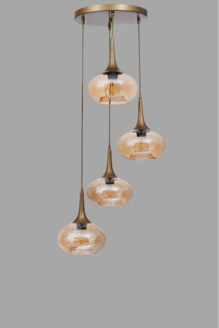 Lampadario - Dorato - 4 x 40 W