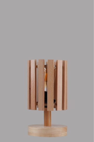 Lampada da tavolo in legno - Neutro - 40 W