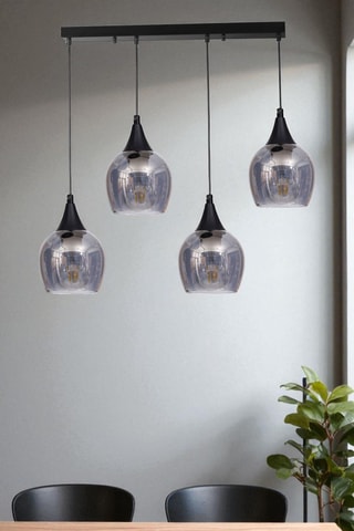 Lampadario - Nero - 4 x 40 W