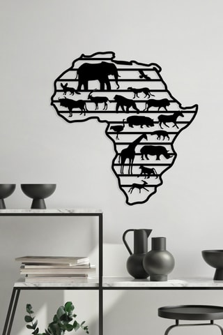 Decorazione da parete - 67 x 70 cm - Nero