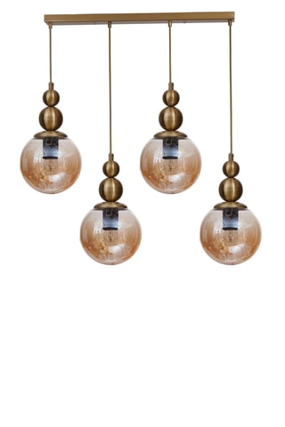 Lampadario - Dorato - 4 x 40 W