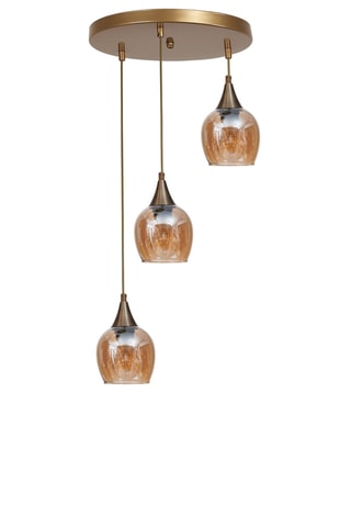Lampadario - Dorato - 3 x 40 W