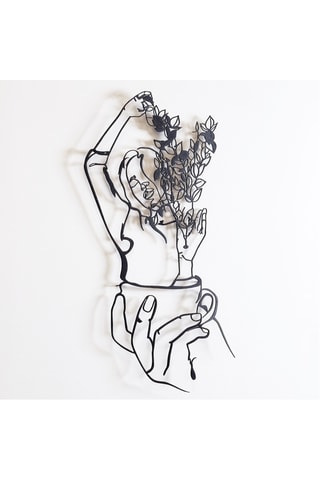 Decorazione da parete - 61 x 100 cm - Nero