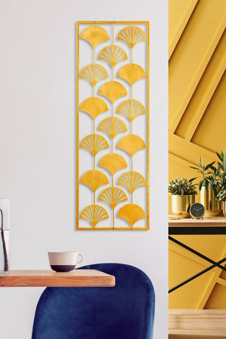 Decorazione da parete - 32 x 90 cm - Giallo