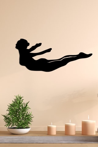 Decorazione da parete - 60 x 26 cm - Nero