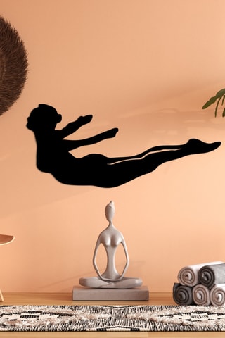 Decorazione da parete - 60 x 26 cm - Nero