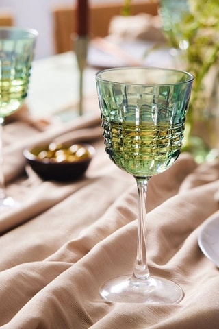 4 verres à vin en cristallin  Rendez-Vous Brume -  25 cl
