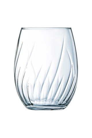 4 verres à eau en cristallin - 36 cl