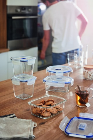 Boîte de conservation en verre avec couvercle en plastique sans BPA  Pure Box Active -  67 cl