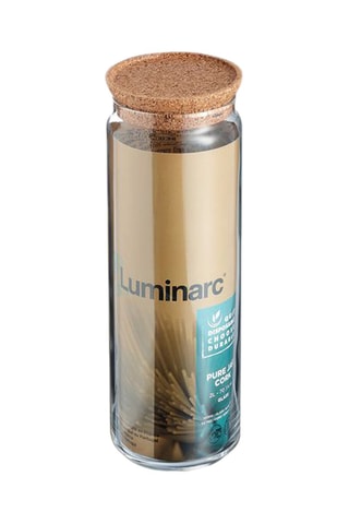 Pot de conservation en verre avec couvercle  Pure Jar Cork -  0,2 l