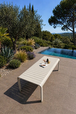 Table de jardin Hanoi - 220 x 100 x 75 cm