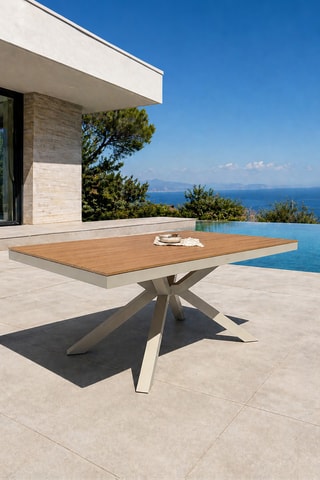 Table de jardin Lamu - 180 x 100 x 75 cm