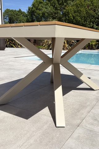 Table de jardin Lamu - 180 x 100 x 75 cm