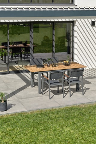 Ensemble de jardin en acacia Orsino - 4 places