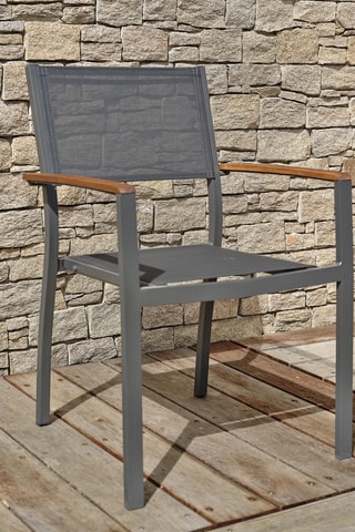 Ensemble de jardin en acacia Orsino - 4 places