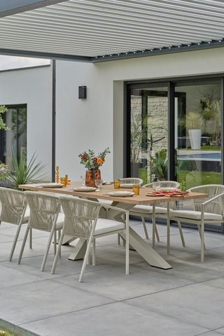 Ensemble de jardin Kelia - 6 places