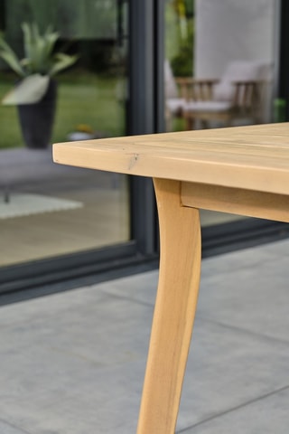 Table de jardin en acacia Liso - 220 x 100 x 75 cm