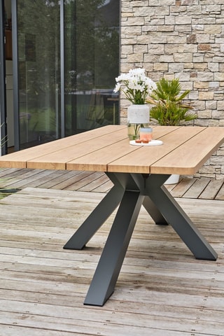 Table de jardin Kelia - 220 x 102 x 74 cm