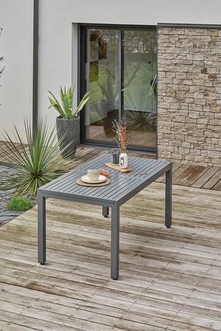 Ensemble de jardin en acacia Orsino - 8 places